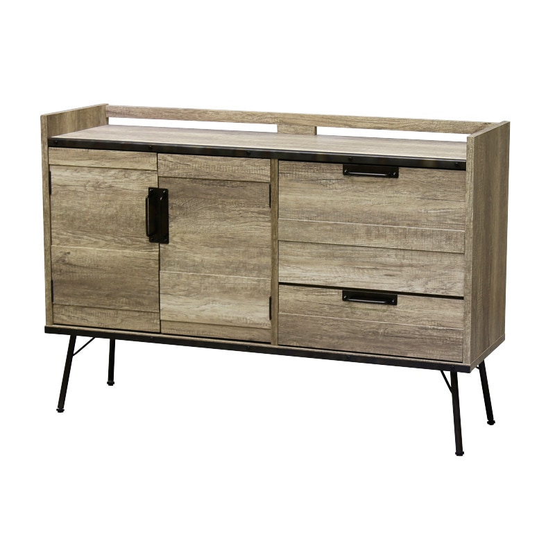 スチール脚のサイドボード SL【幅130cm】インダストリアル