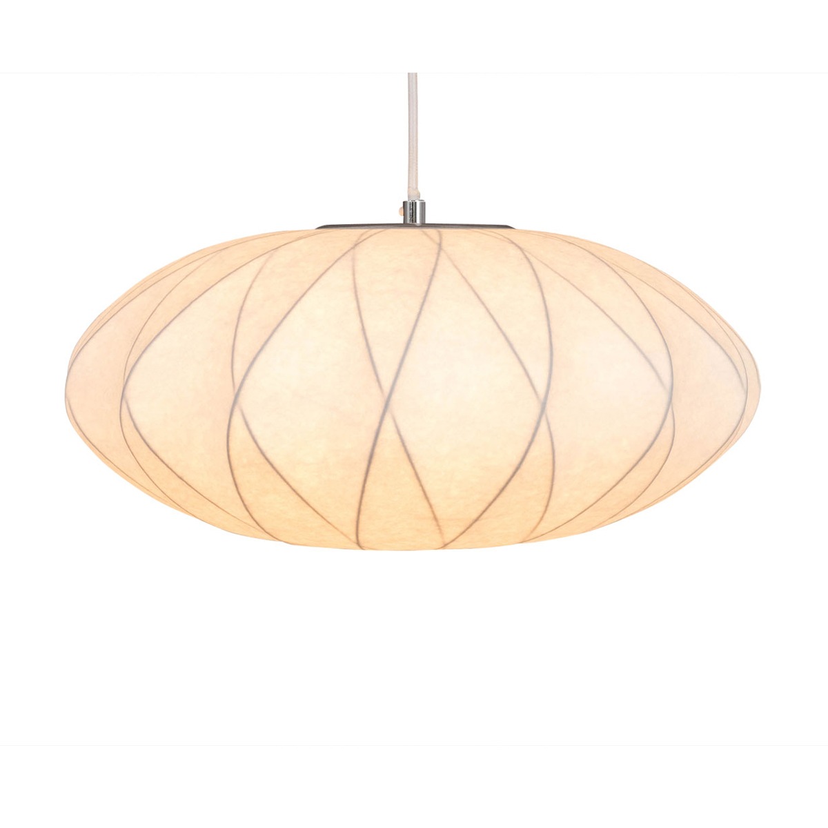 バブルランプ クリスクロス ペンダント 白 LED対応 照明 完成品|ジョージ・ネルソン|リプロダクト
