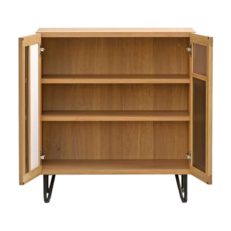 大人のリビングを彩るサイドボード|ナチュラルとモダンの融合|幅75cm