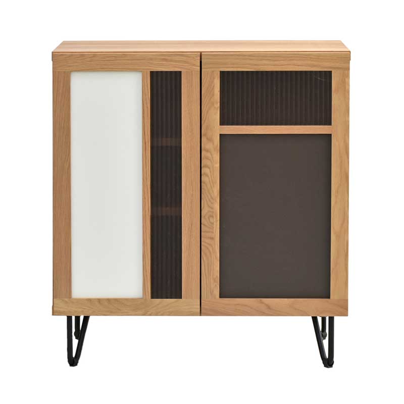 大人のリビングを彩るサイドボード|ナチュラルとモダンの融合|幅75cm