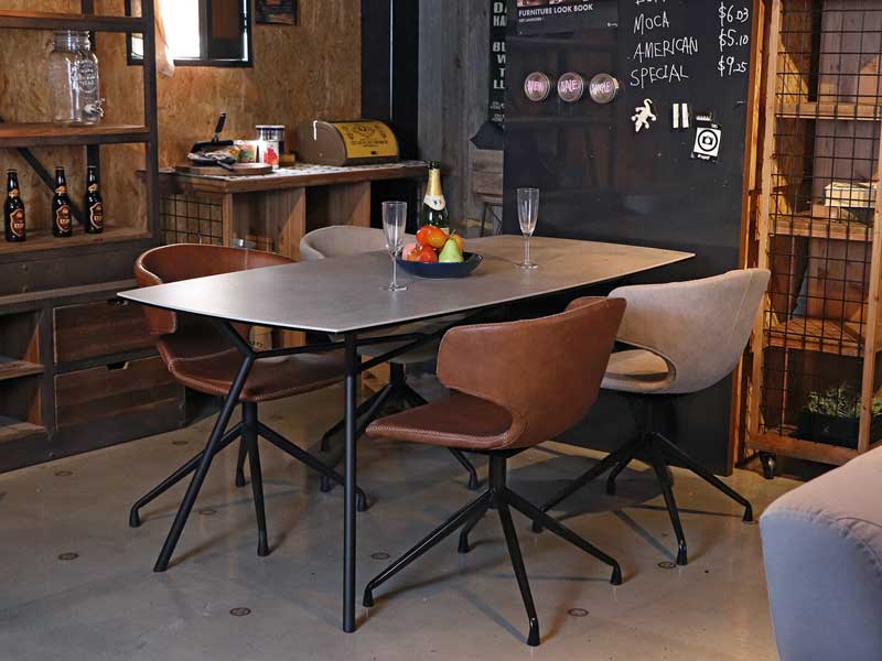 4人掛けセラミックダイニングテーブル｜シンプルモダン