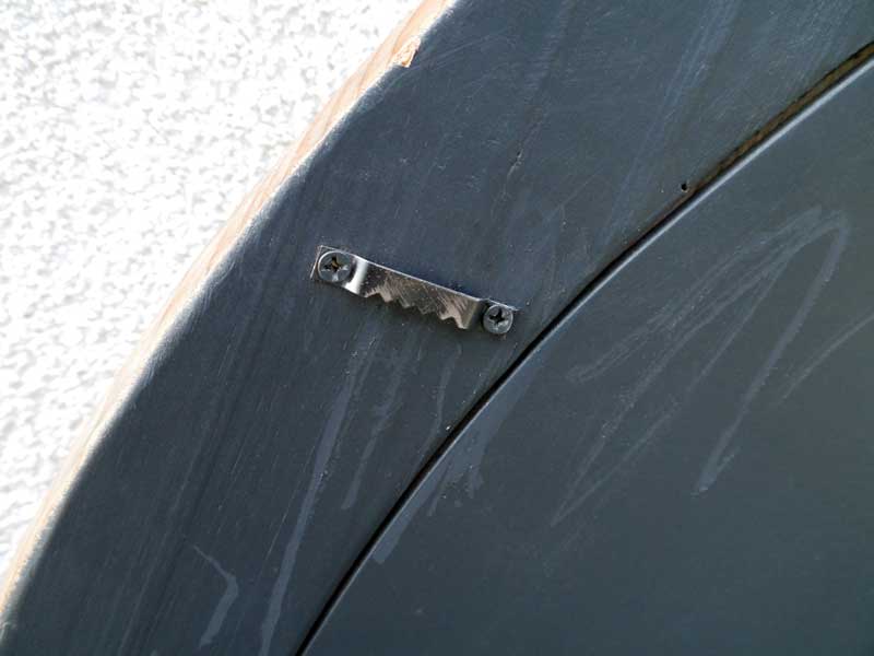 オールドパインの上品なヴィンテージライクのラウンドミラー|MOSH