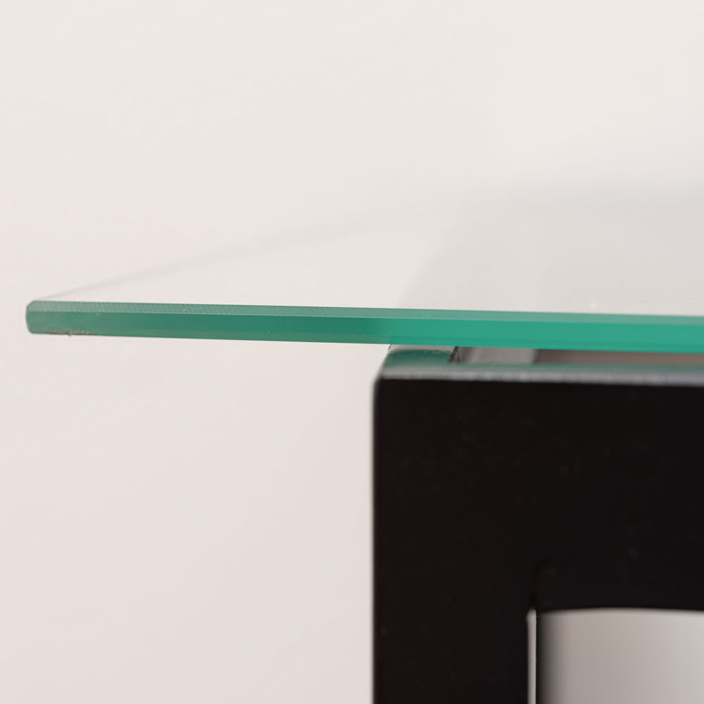 天然木×ラタンのオープンシェルフ｜ガラス天板＆クラシカルなデザイン｜幅80cm