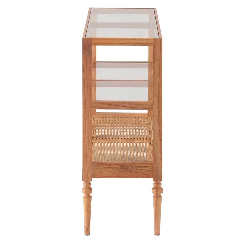 昭和レトロ　ラタン製オープンシェルフ 昭和レトロ ラタン製オープンシェルフ