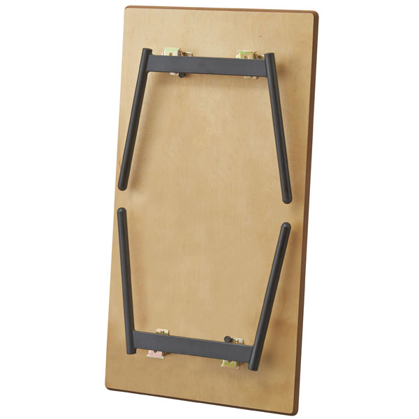 カラフルな木天板の折りたたみテーブル | 幅90cm