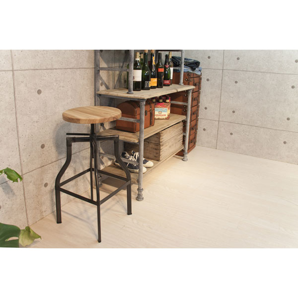 高さ調節の出来るハイスツール | インダストリアル | インテリア・家具