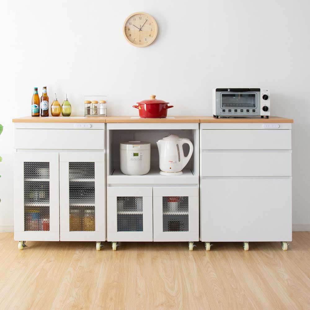 ホワイト 食器棚 4引き出し ホワイト 食器棚 4引き出し 2棚 食器棚 白」の人気商品一覧 | 安い