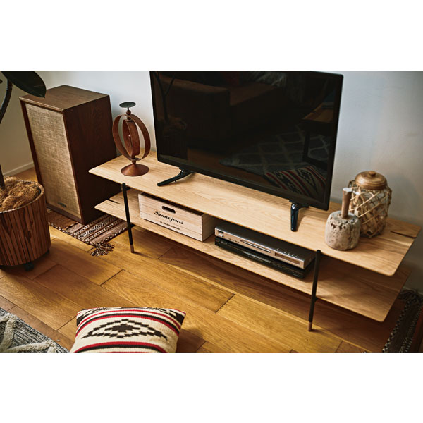 バイカラー脚のテレビボード | ruca | 幅150cm