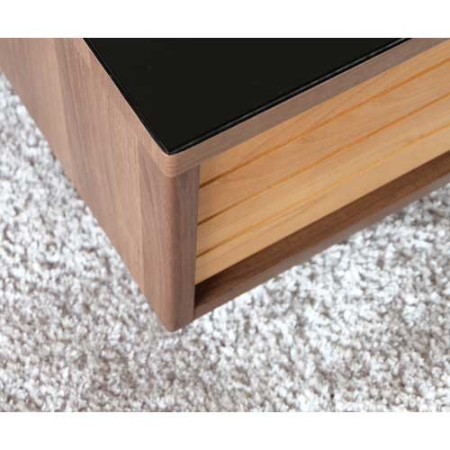 センターテーブル おしゃれな ブラックガラス 【幅100cm】 1人暮らし 家具