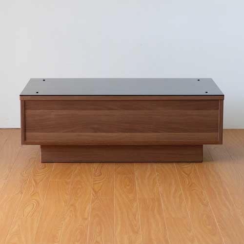 センターテーブル おしゃれな ブラックガラス 【幅100cm】 1人暮らし 家具