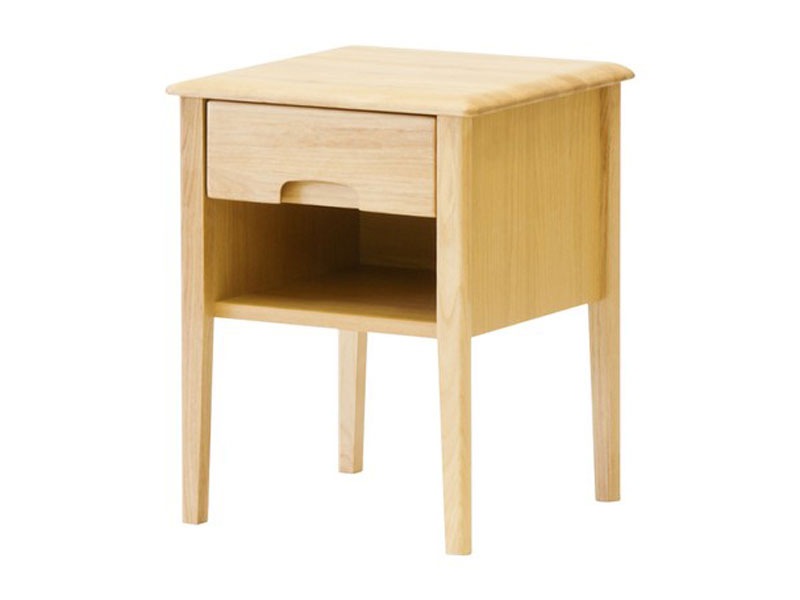 シンプルなデザインの無垢材を使用したサイドテーブル｜幅40cm｜ER