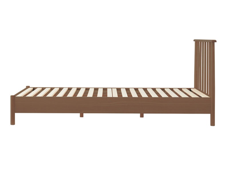 シンプルなすのこタイプのシングルベッド｜ナチュラルインテリア