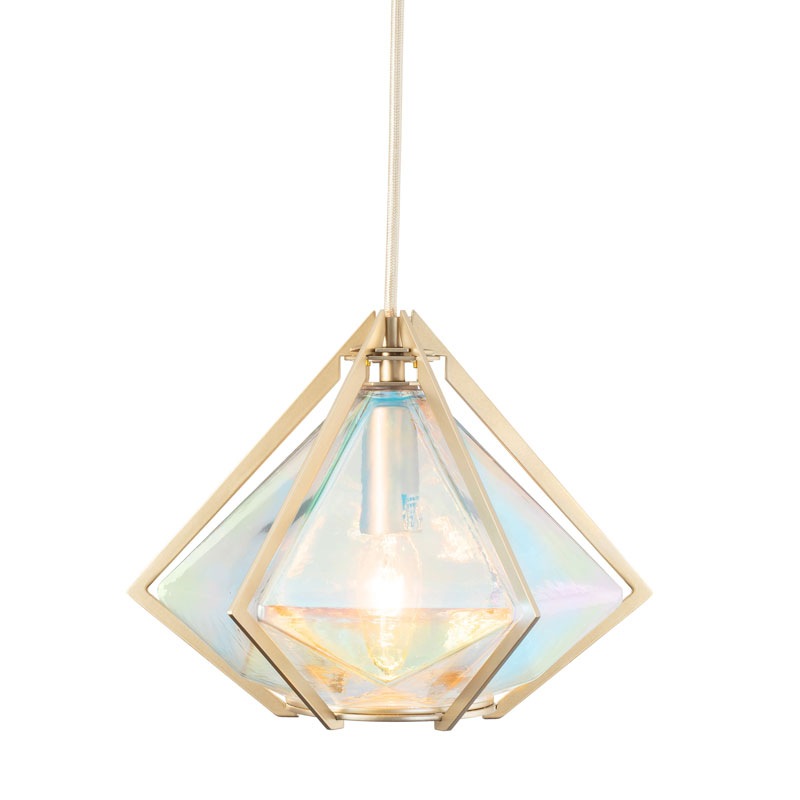 宝石をモチーフにしたカラフルな1灯ペンダントライト 宝石をモチーフにしたカラフルな1灯ペンダントライト
