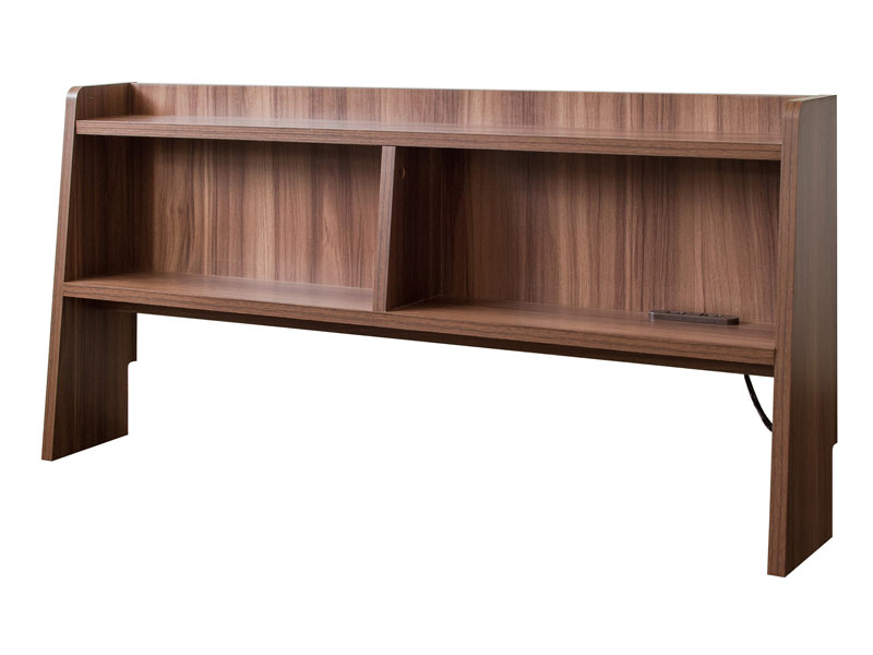 シンプルな木目調の後付けヘッドボード|幅100cm