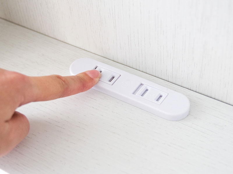 シンプルな木目調の後付けヘッドボード|幅100cm