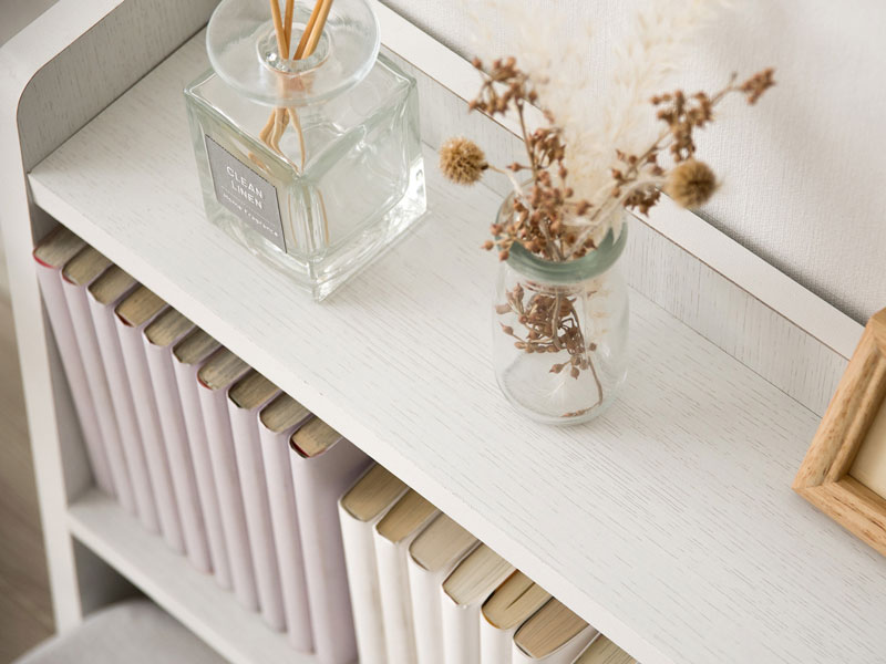 シンプルな木目調の後付けヘッドボード|幅100cm