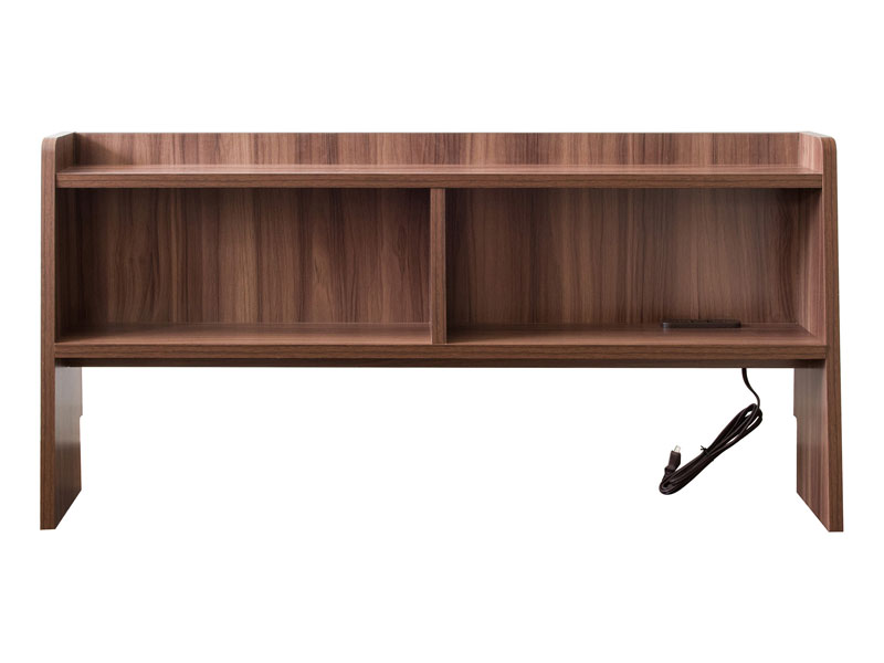 シンプルな木目調の後付けヘッドボード|幅100cm