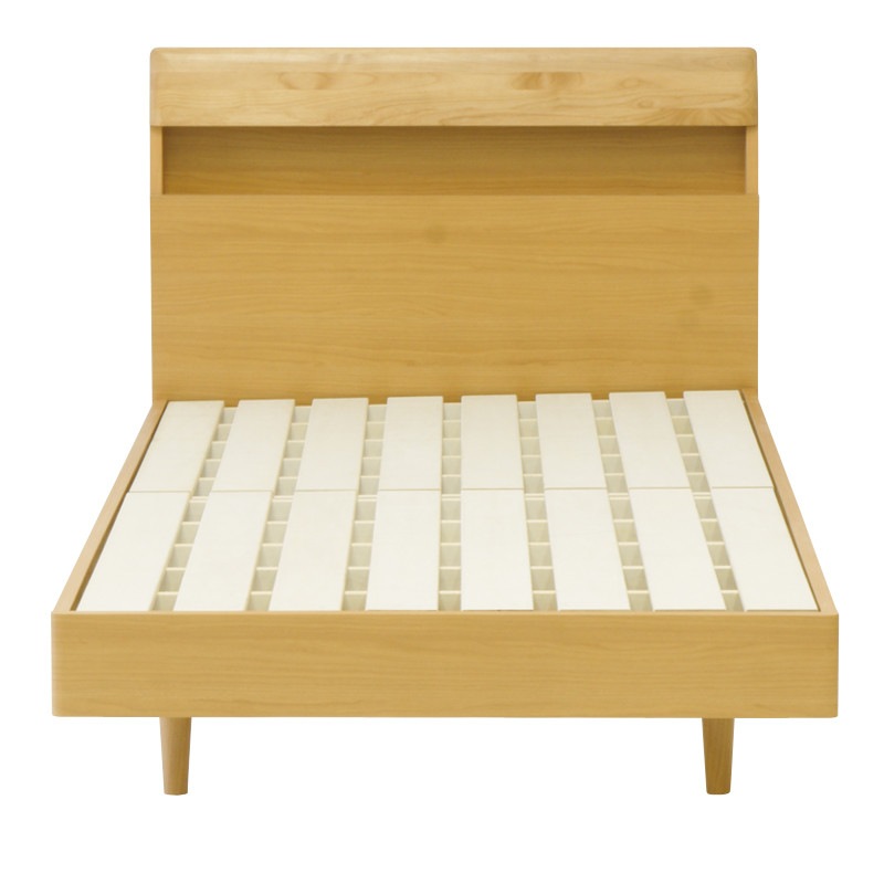 無垢材のスノコベッド【ER/シングル】ナチュラルなベッド