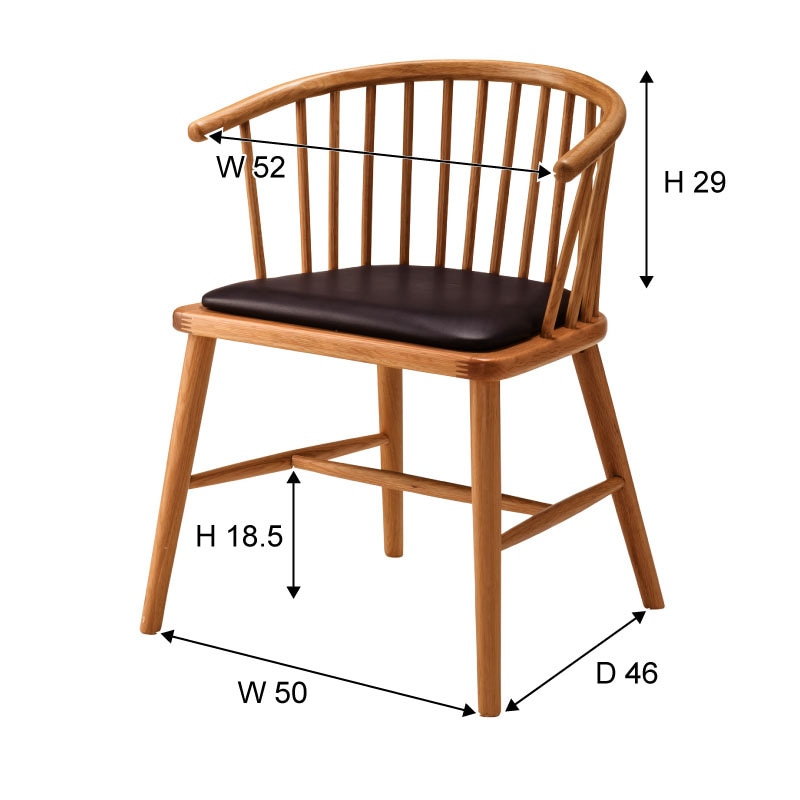 ダイニングチェア】1 米国 木製 ウィンザーチェア スティックバック◎