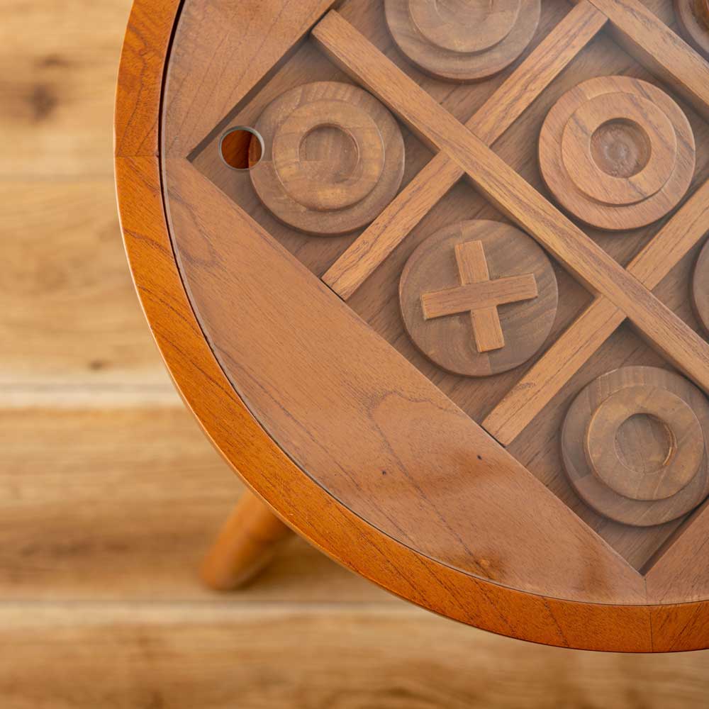 〇×ゲームデザインのサイドテーブル｜遊び心あふれるユニークなインテリア