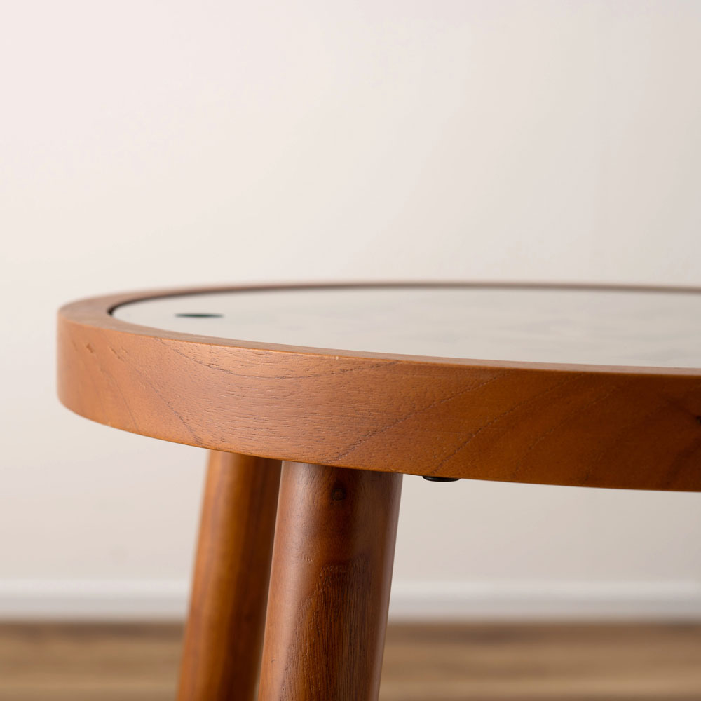 〇×ゲームデザインのサイドテーブル｜遊び心あふれるユニークなインテリア