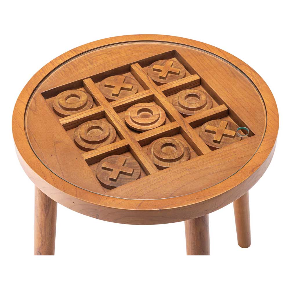 〇×ゲームデザインのサイドテーブル｜遊び心あふれるユニークなインテリア