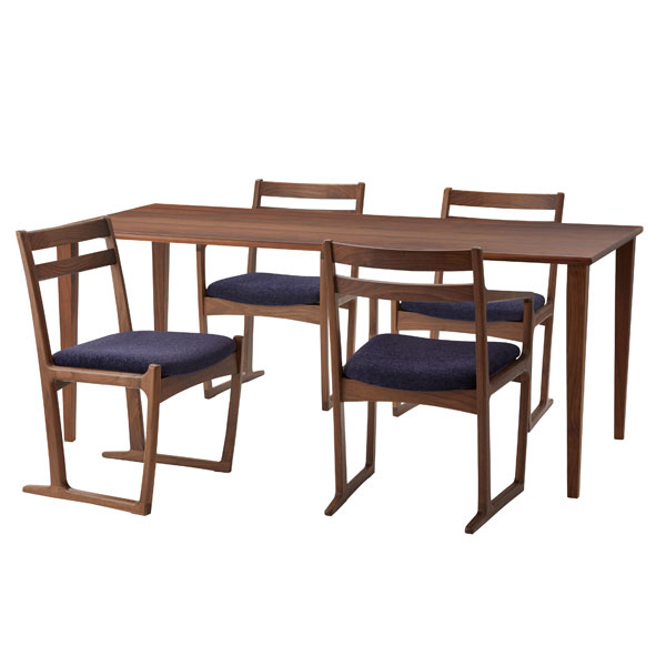 無垢材のダイニングテーブル｜ミニマルな直線デザイン