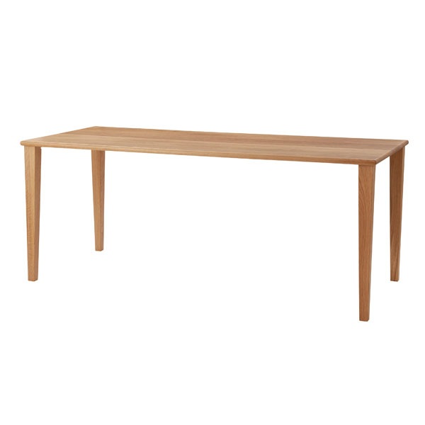 無垢材のダイニングテーブル｜ミニマルな直線デザイン