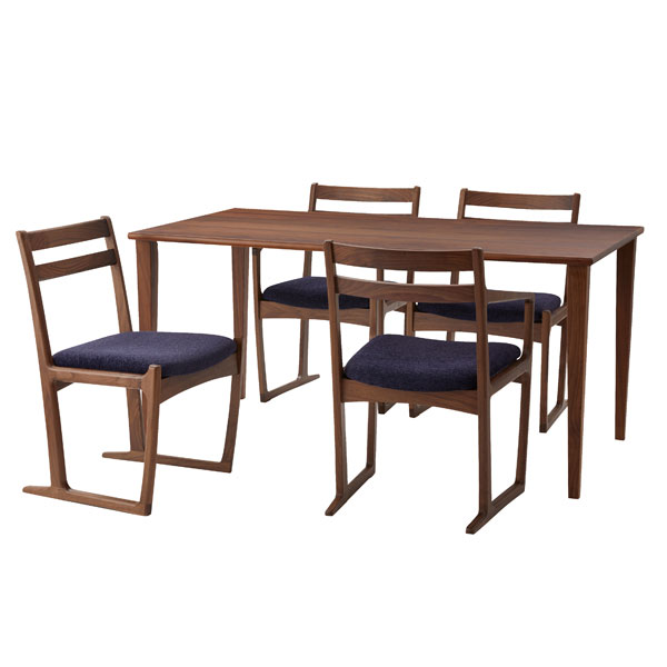 無垢材のダイニングテーブル｜ミニマルな直線デザイン