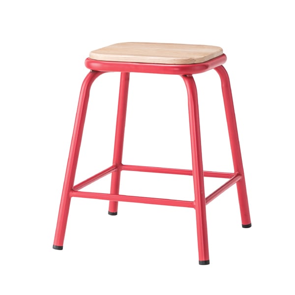 インダストリアル スツール | 天然木の木製座面 | インテリア・家具の