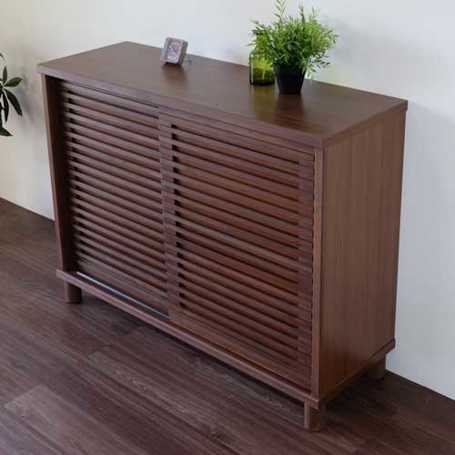 シューズボックス スリム 【幅116cm・奥行40cm】 おしゃれなインテリア