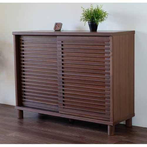 シューズボックス スリム 【幅116cm・奥行40cm】 おしゃれなインテリア