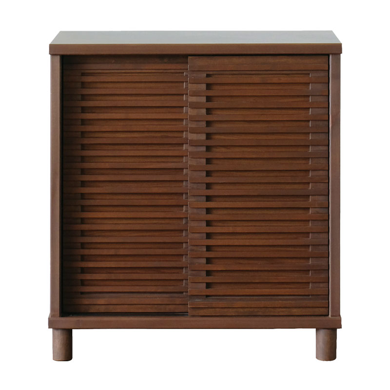 和風デザインのシューズボックス｜幅80cm