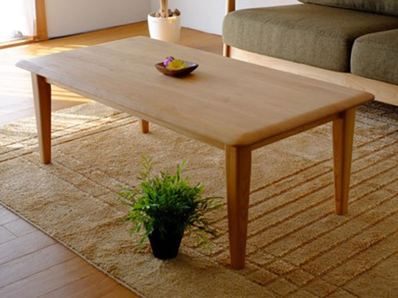 天然木のぬくもりあるセンターテーブル｜幅105cm｜ER