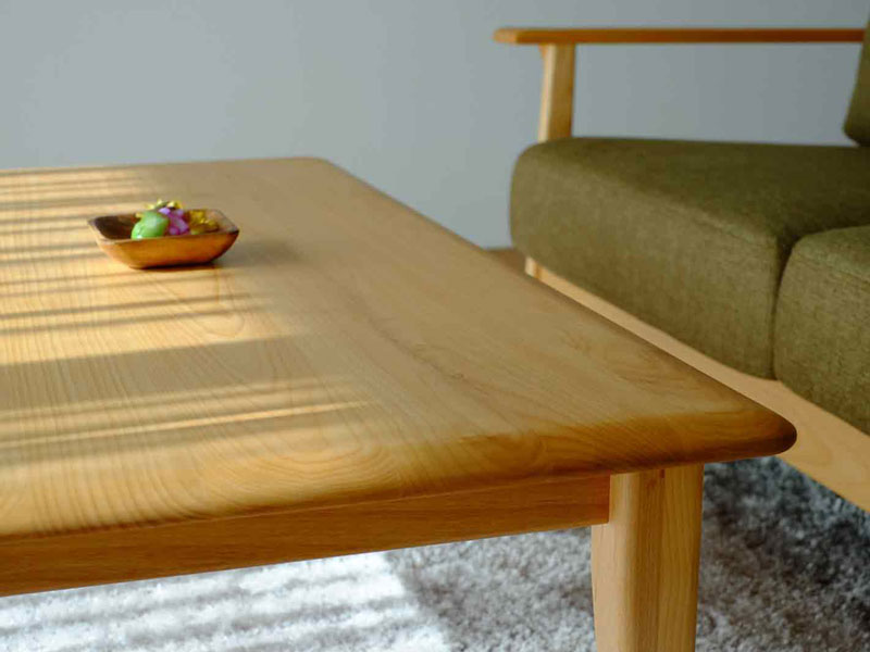 天然木のぬくもりあるセンターテーブル｜幅105cm｜ER