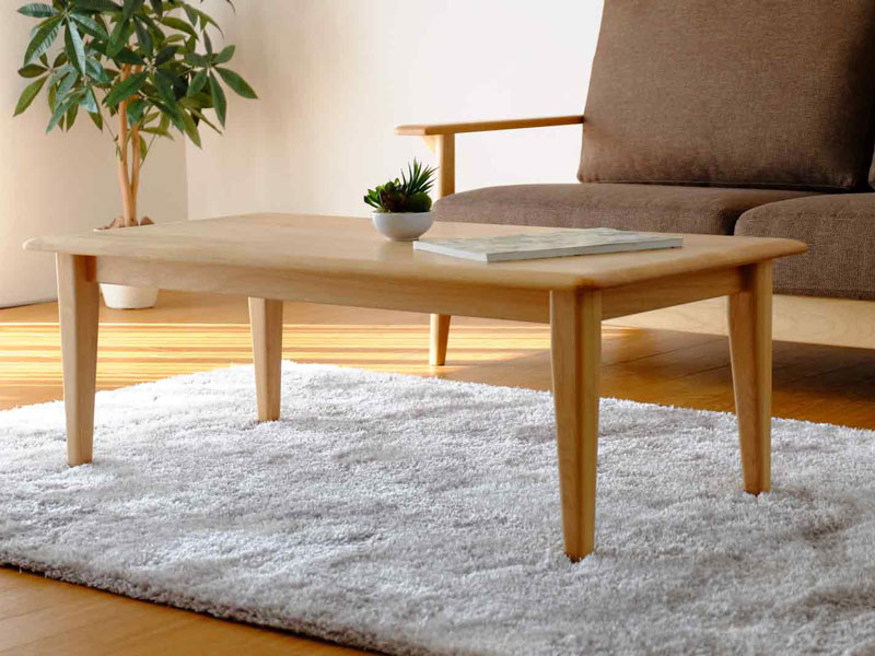 天然木のぬくもりあるセンターテーブル｜幅105cm｜ER