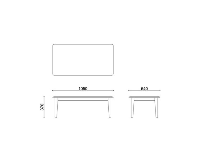 天然木のぬくもりあるセンターテーブル｜幅105cm｜ER