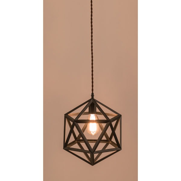 多角形スチールアルミのペンダントライト