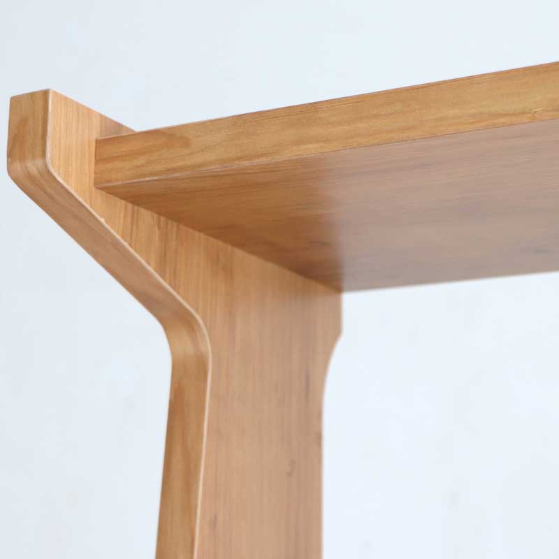 北欧ヴィンテージシェルフ｜アカシア無垢が映える魅せる＆隠す収納付きキャビネット