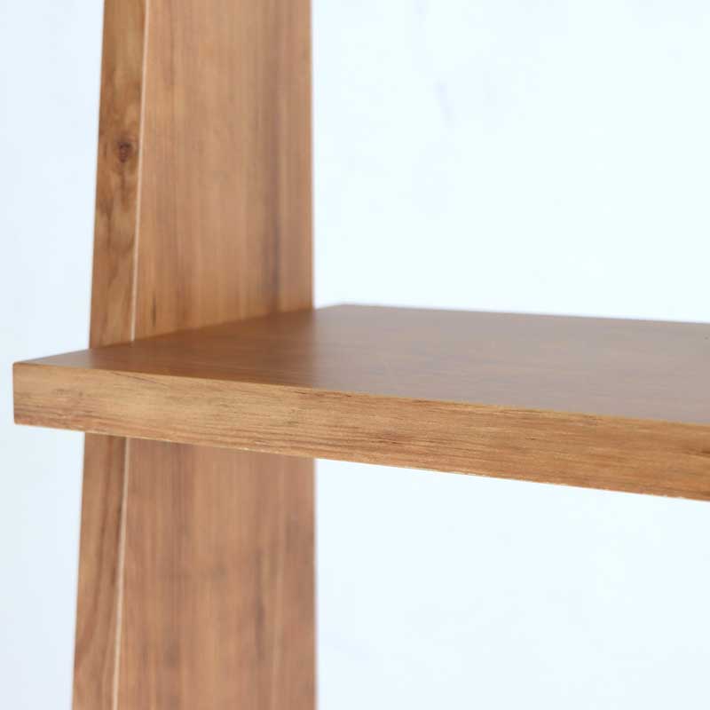 北欧ヴィンテージシェルフ｜アカシア無垢が映える魅せる＆隠す収納付きキャビネット