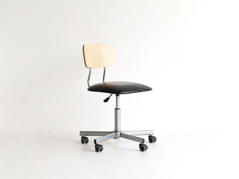 ブルックリンデザインのコンパクトなオフィスチェア｜キャスター付き