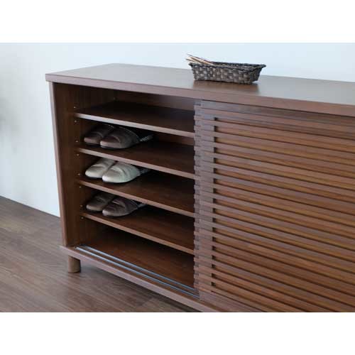 和風デザインの靴箱｜ワイドサイズ｜幅152cm