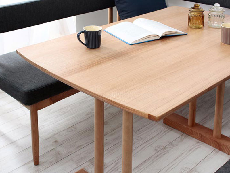 自由にレイアウトできる洗練された北欧デザインのダイニングセット｜Air｜4点セット