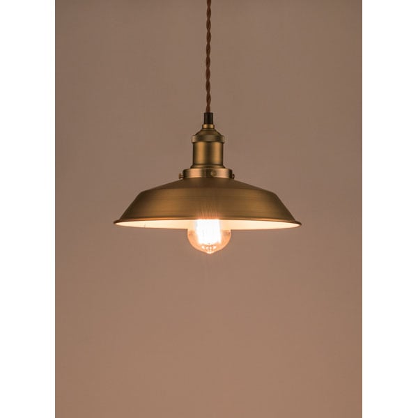 落ち着いたゴールドのおわん型（小）ペンダントライト