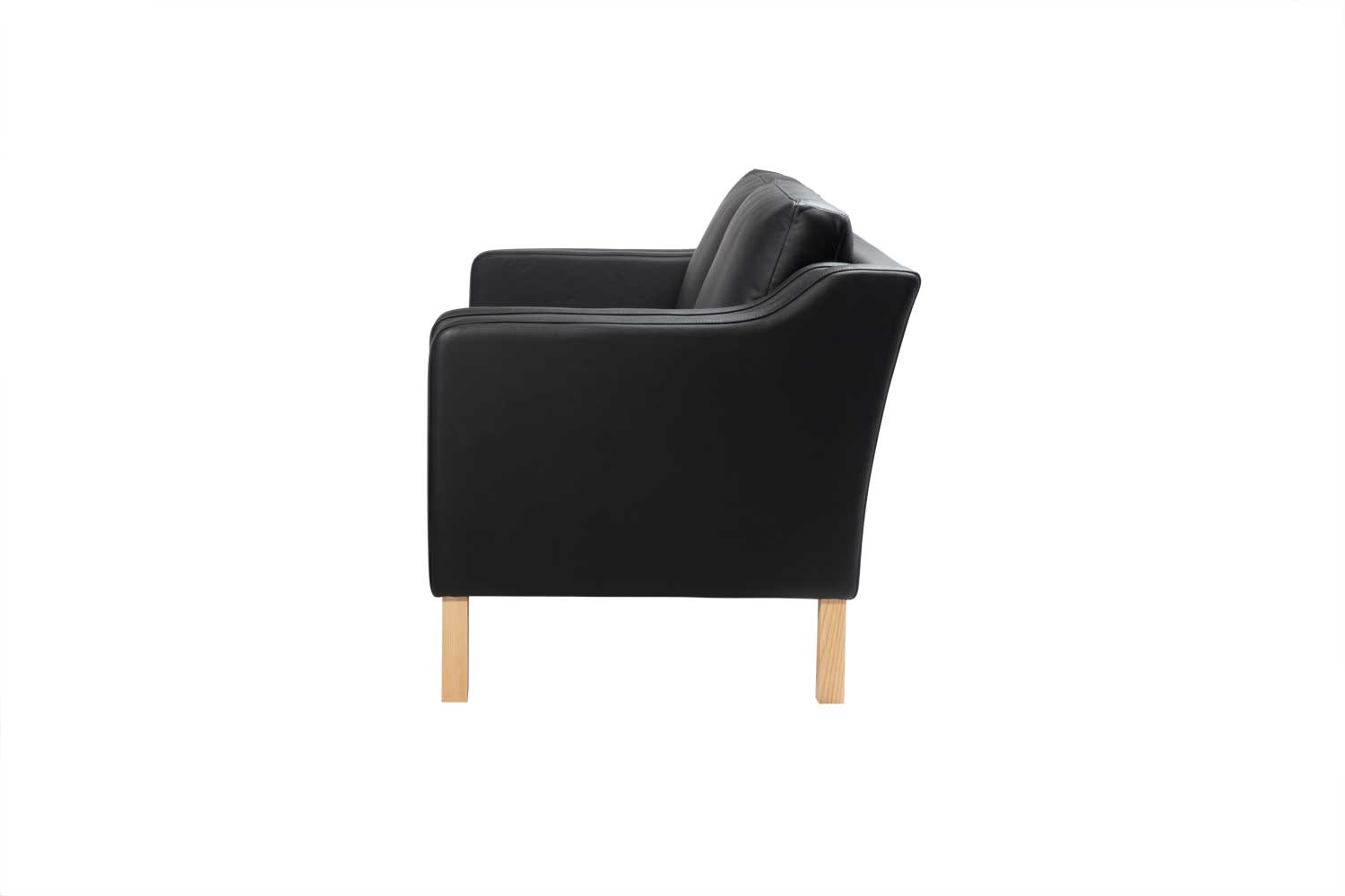 ソファ 二人掛け ダブルクッション 肘付き アッシュ  座面高46cm 完成品｜リプロダクト｜ボーエ・モーエンセン