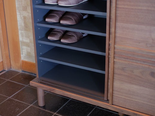 シューズボックス 薄型 リビングボードにも【幅120cm・奥行40cm】 おしゃれなインテリア