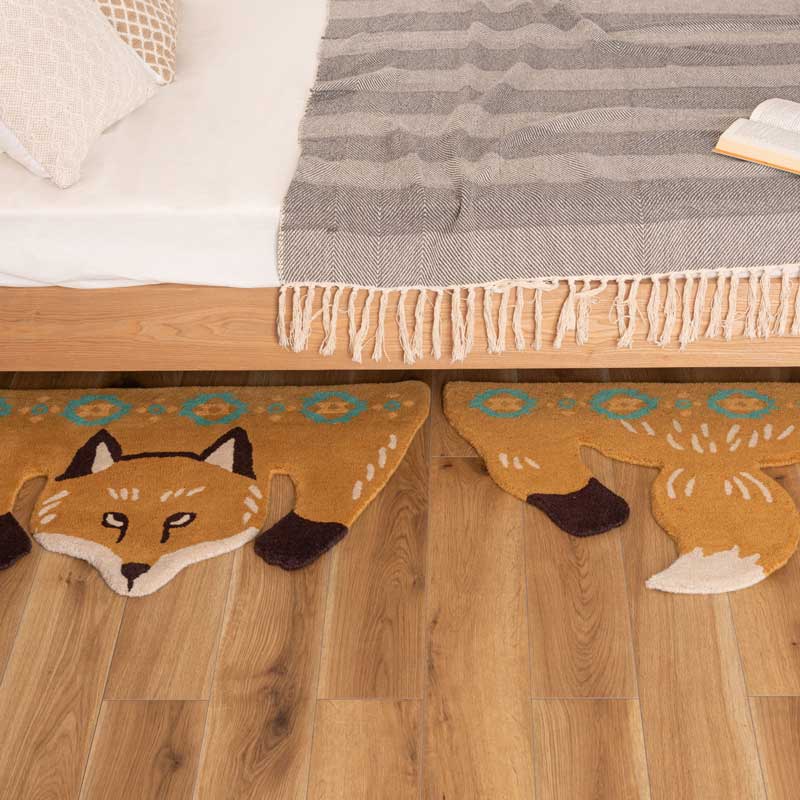 癒しの空間を演出するアニマルセパレートラグ｜ウール素材でおしゃれにアクセント