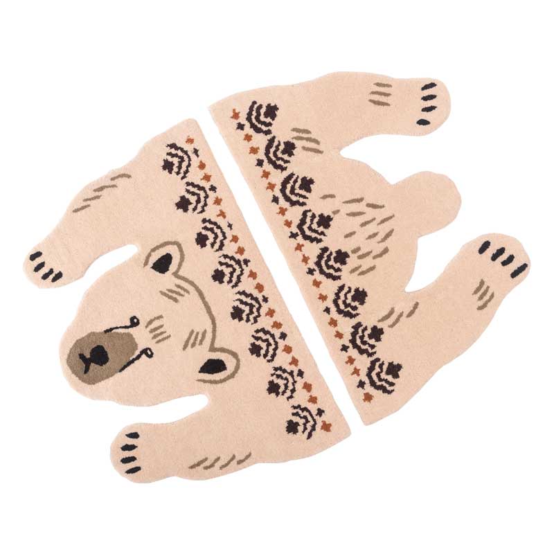 癒しの空間を演出するアニマルセパレートラグ｜ウール素材でおしゃれにアクセント