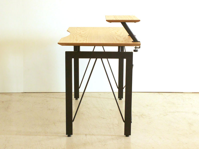 黒のスチール脚のデスク OT | 幅120cm | 北欧ナチュラル