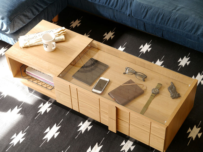 北欧風でおしゃれなコレクションテーブル|SA